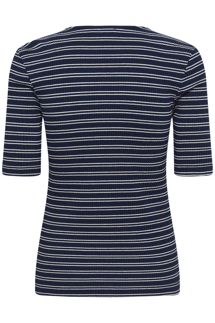 T-Shirt Simone Striped - India Ink Stripe