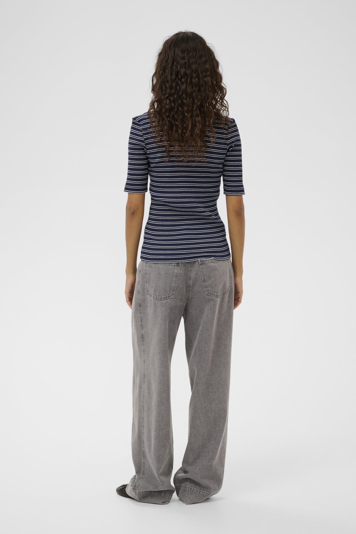 T-Shirt Simone Striped - India Ink Stripe