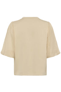 T-Shirt Marigold Puff - White Pepper