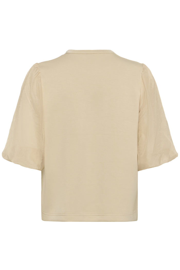 T-Shirt Marigold Puff - White Pepper