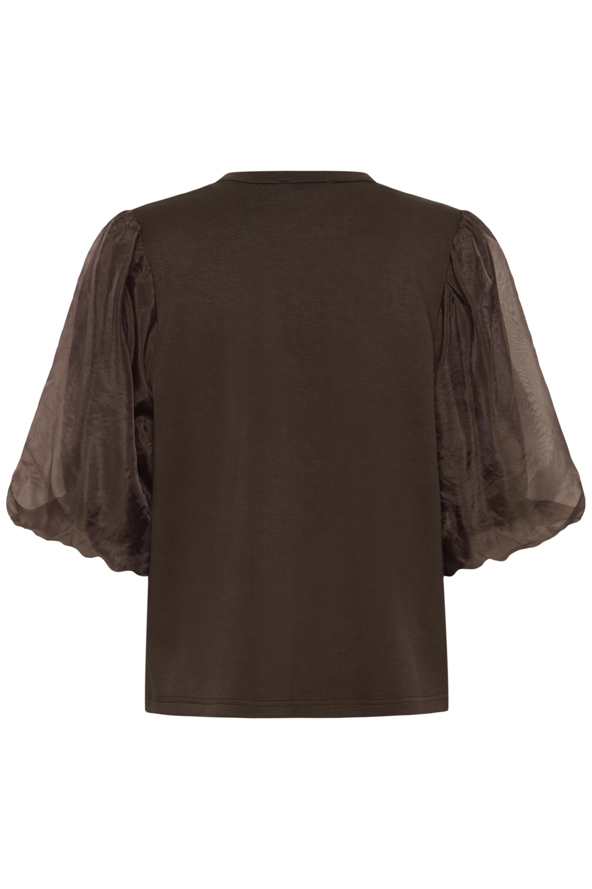 T-Shirt Marigold Puff - chocolate brown
