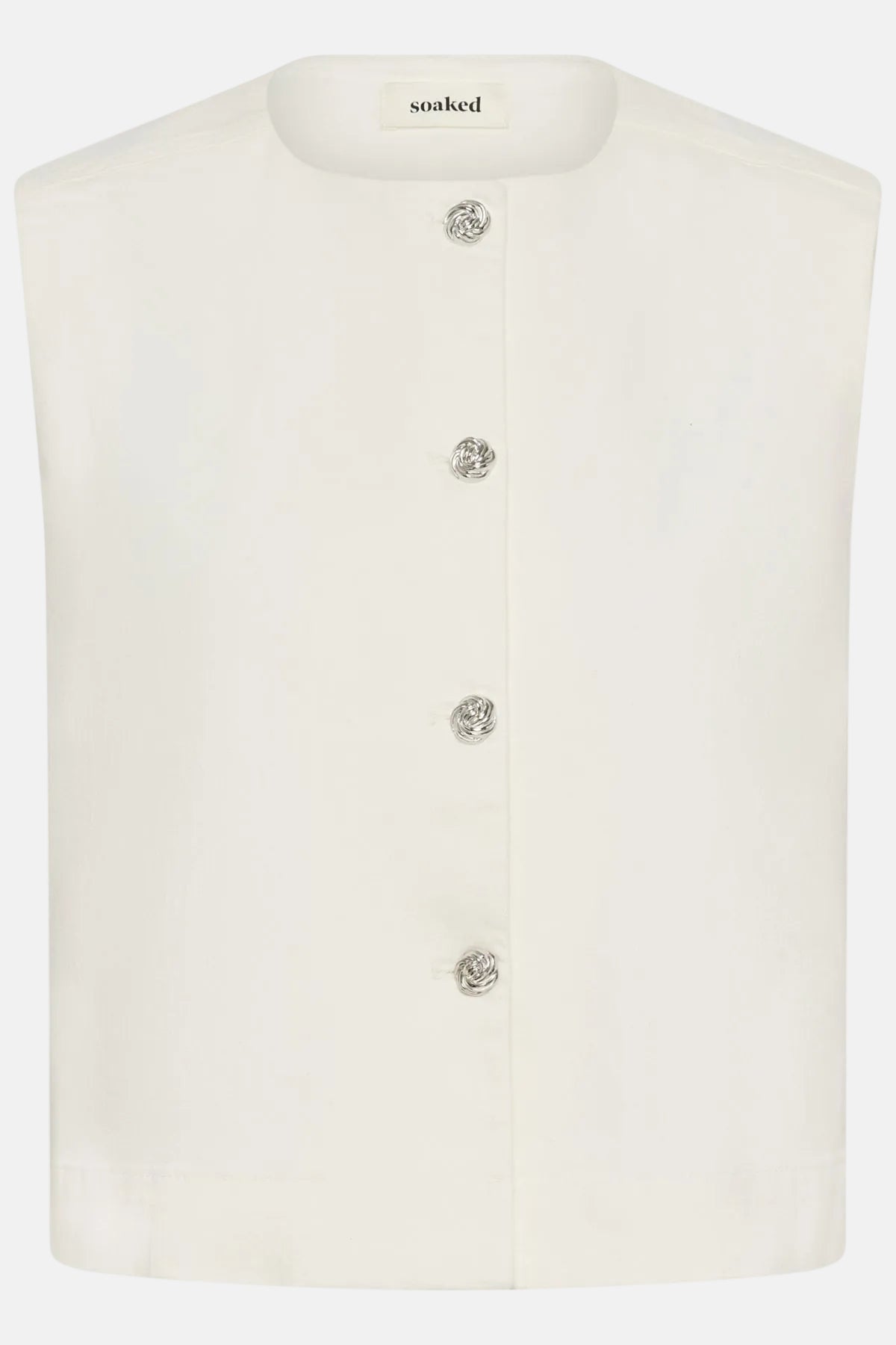 Vest Rina Waistcoat - whitecap grey