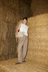 Vest Rina Waistcoat - whitecap grey