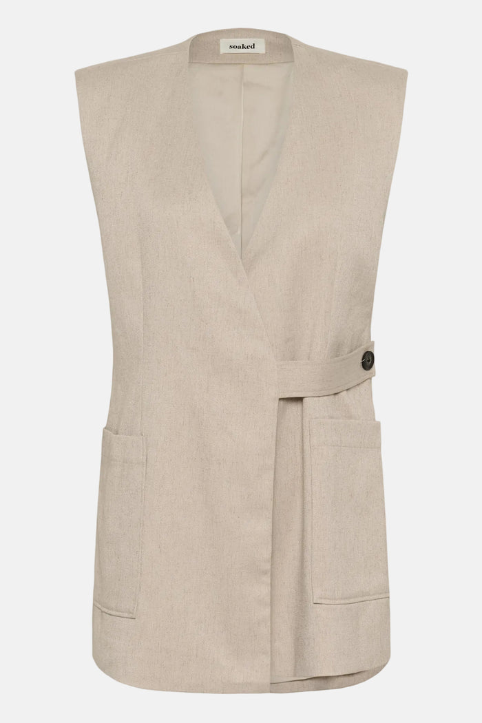 Vest Sofia - White Pepper