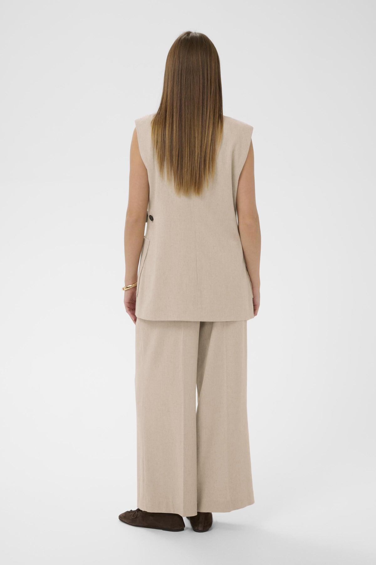 Vest Sofia - White Pepper