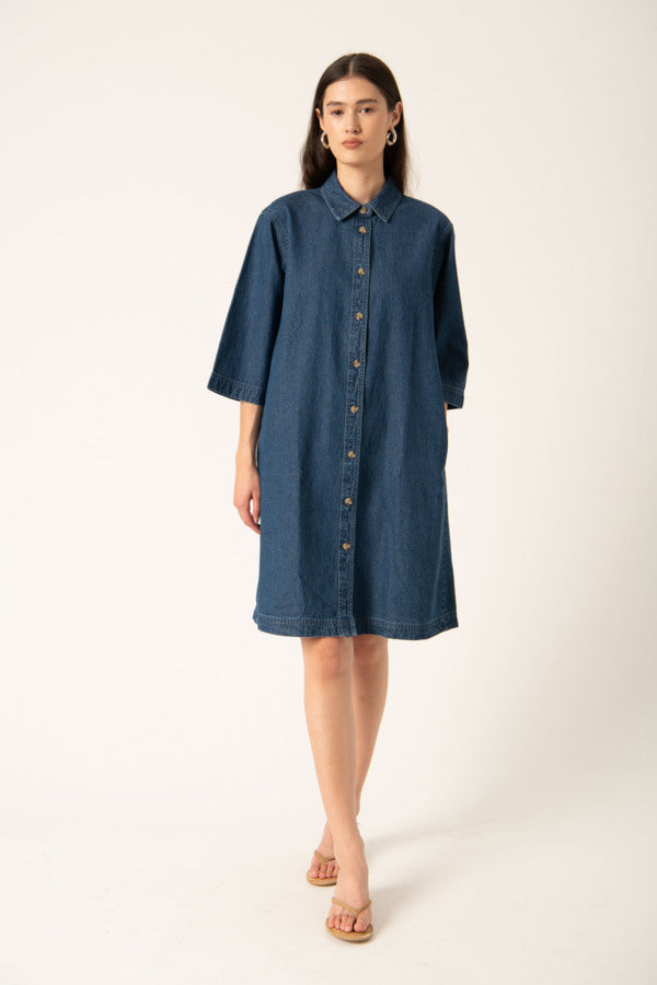 Jurk Dielle - Medium Blue Denim