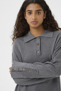 Trui Sanja Polo - Grey Melange