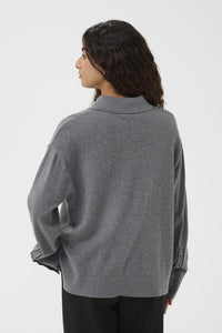 Trui Sanja Polo - Grey Melange