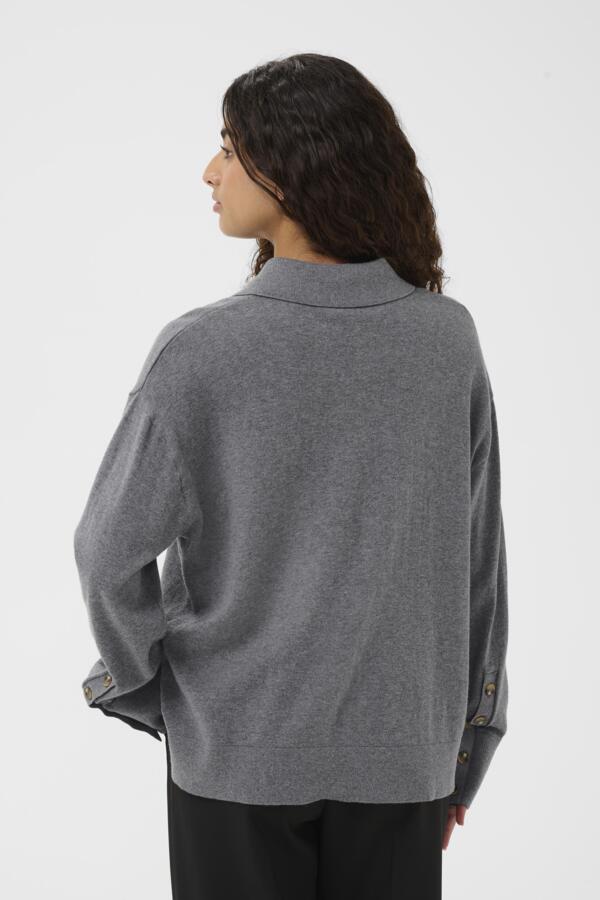 Trui Sanja Polo - Grey Melange
