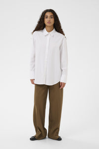 Blouse Noelle Poplin - bright white