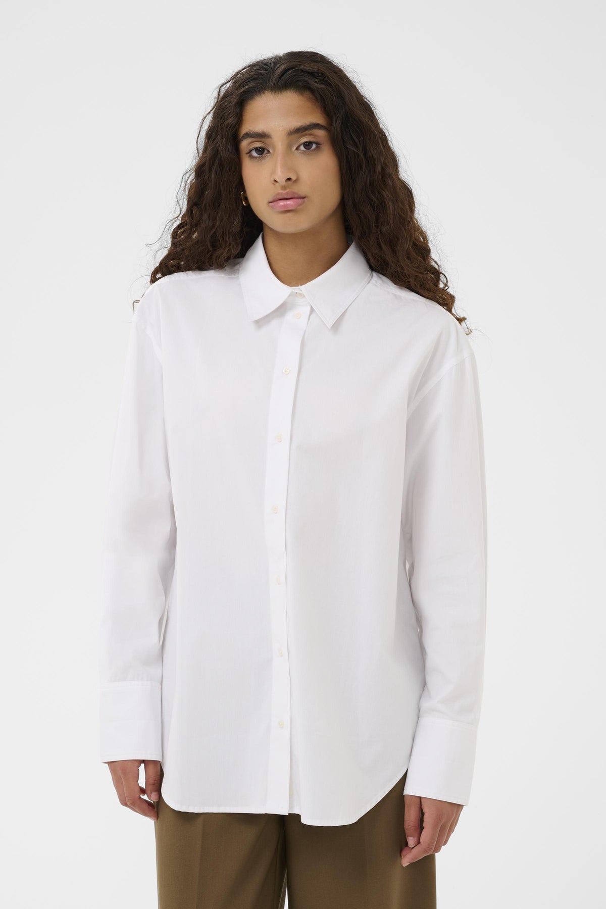 Blouse Noelle Poplin - bright white