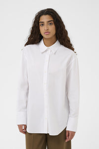 Blouse Noelle Poplin - bright white