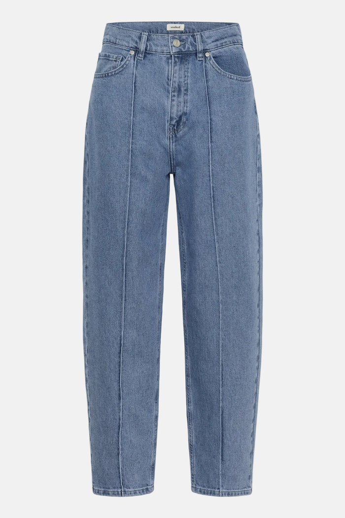 Jeans Rinatina Barrel - Medium blue denim