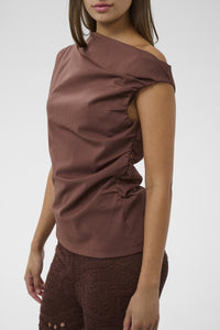 Top Eirlys Dalida - brown stone