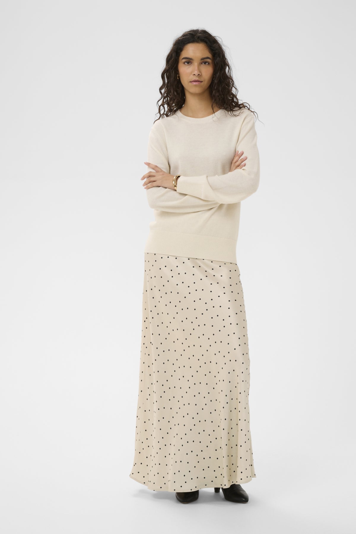 Rok Clero Anna - Oatmeal w Black Dots
