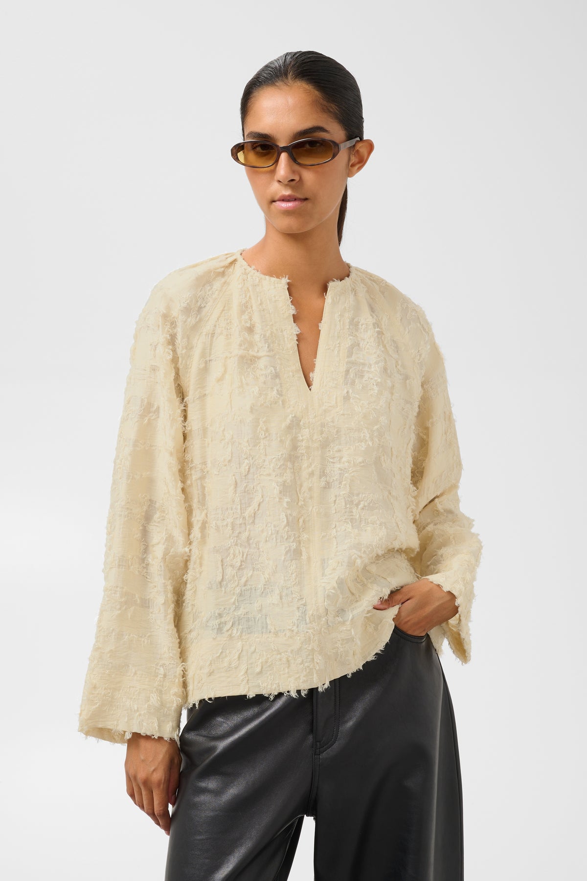Blouse Rochelle - whisper white