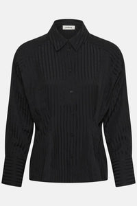 Blouse Toledo Pleated - black
