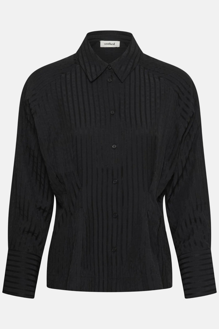 Blouse Toledo Pleated - black