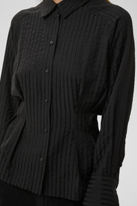 Blouse Toledo Pleated - black