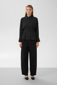 Blouse Toledo Pleated - black