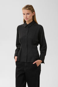 Blouse Toledo Pleated - black