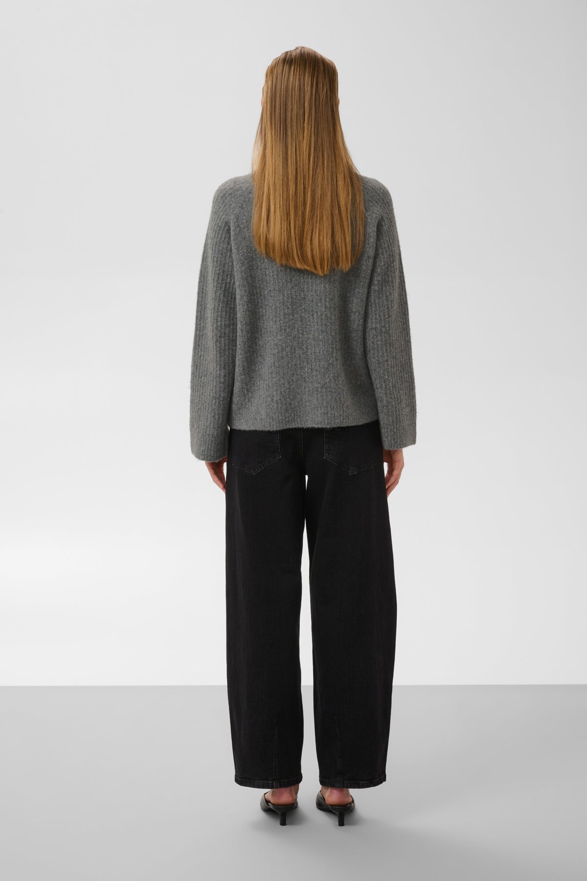 Trui Acorn - dark grey melange