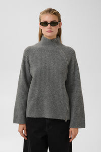 Trui Acorn - dark grey melange