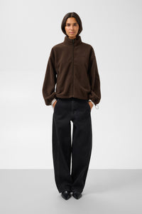 Jas Marlie Fleece - chocolate brown