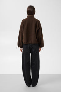 Jas Marlie Fleece - chocolate brown