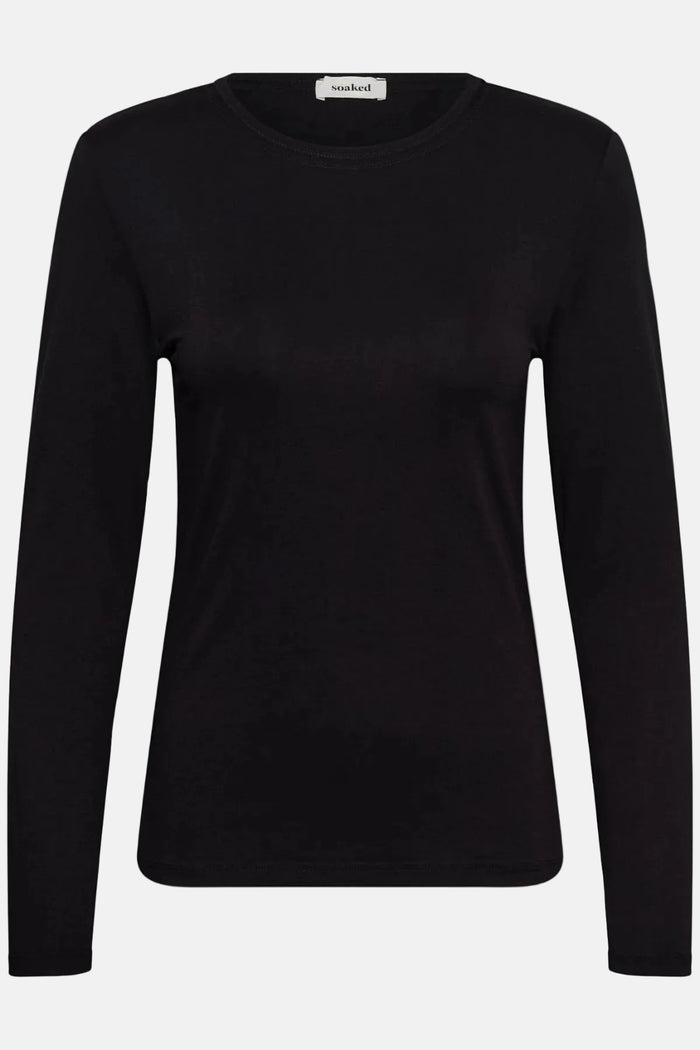 T-shirt Hanadi Round Neck - black