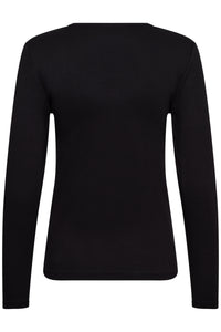 T-shirt Hanadi Round Neck - black