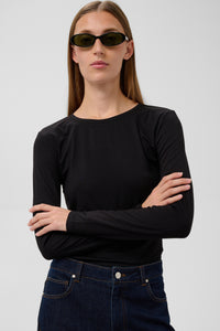 T-shirt Hanadi Round Neck - black