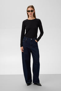 T-shirt Hanadi Round Neck - black
