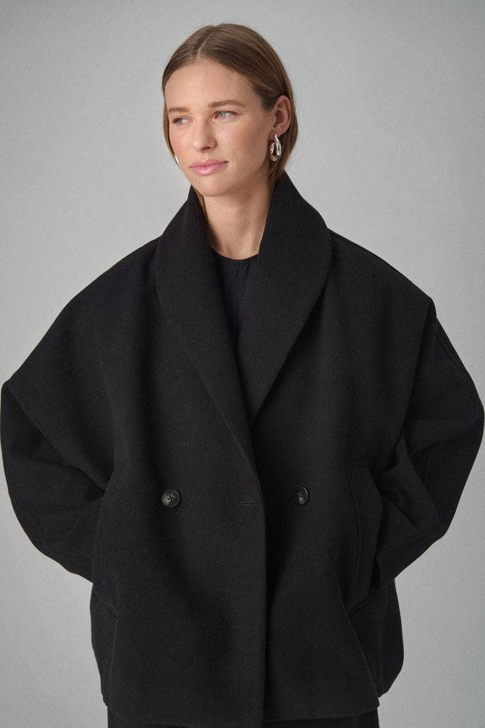 Rubie Peacoat - Black