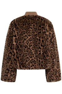 Jas Leona Estacia Bomber - portabella leopard