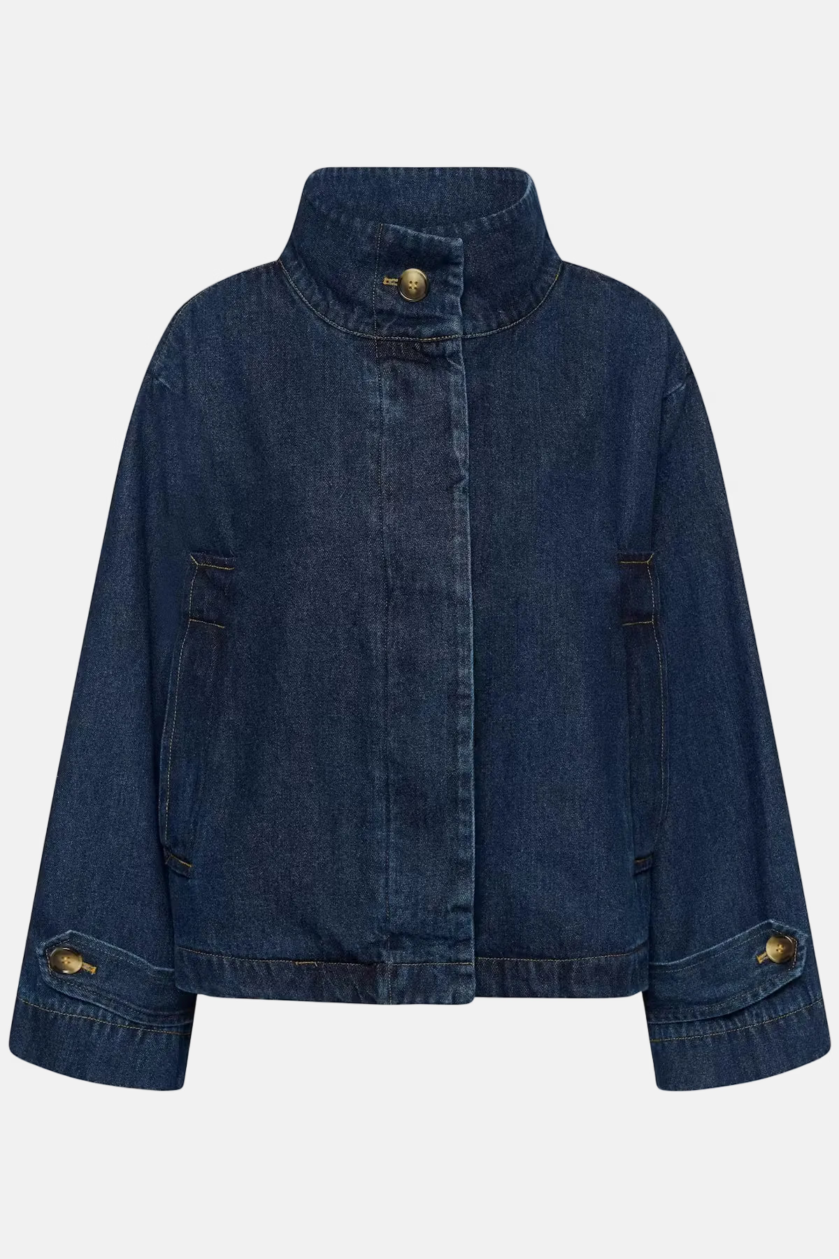 Jas Janine Padded Cade - dark blue denim