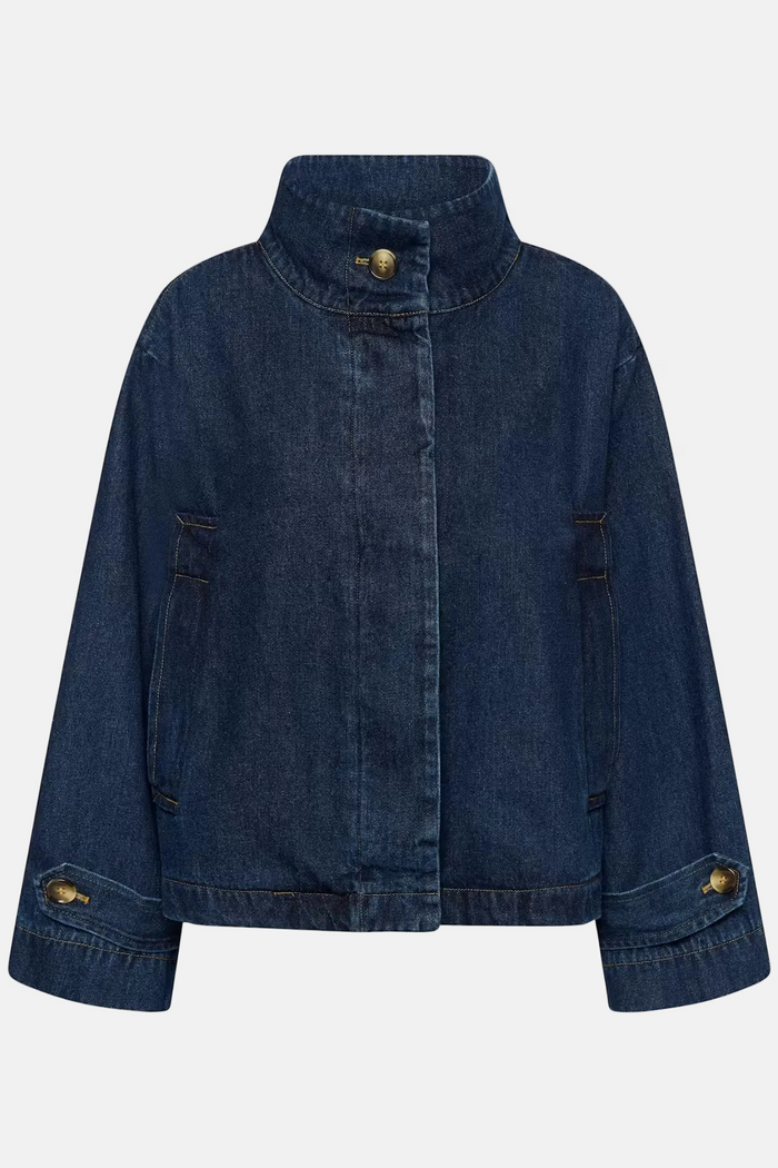 Jas Janine Padded Cade - dark blue denim
