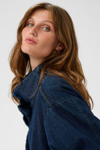 Jas Janine Padded Cade - dark blue denim
