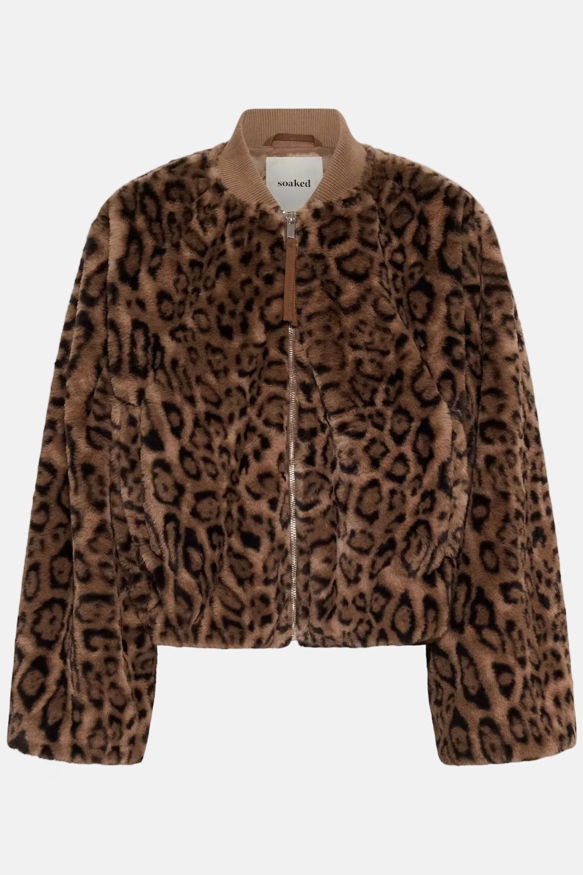 Jas Leona Estacia Bomber - portabella leopard