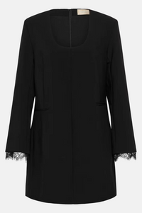 Jurk Corinne Suiting - black