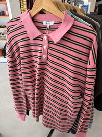 Trui Adanne Polo - pink/bordeaux