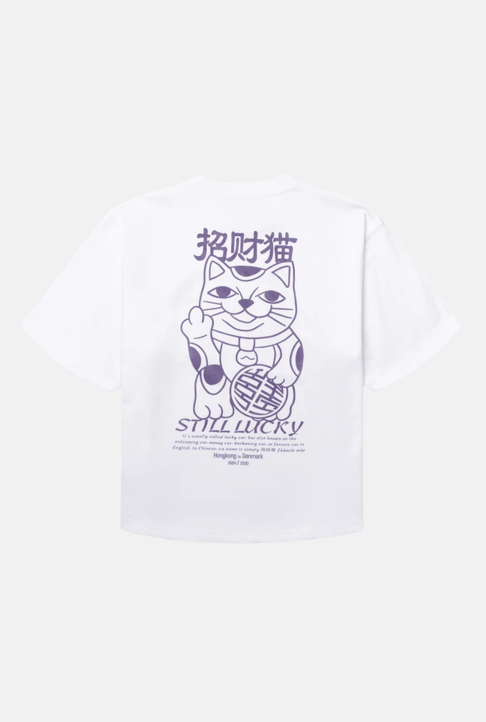 T-shirt Balo Lucky Cat - white