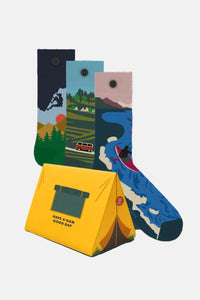 Sokken 3 Pack Casual - camp trip Int