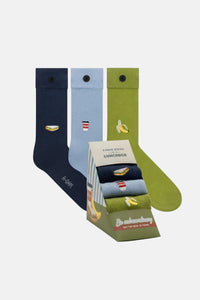 Sokken 3 Pack Casual - sandwich box