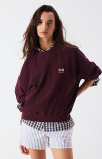 Sweater Atubay - lie de vin