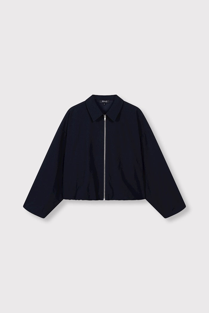 Bomber Woven Long Sleeve - navy