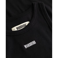 Top Dee Rib Tank - black