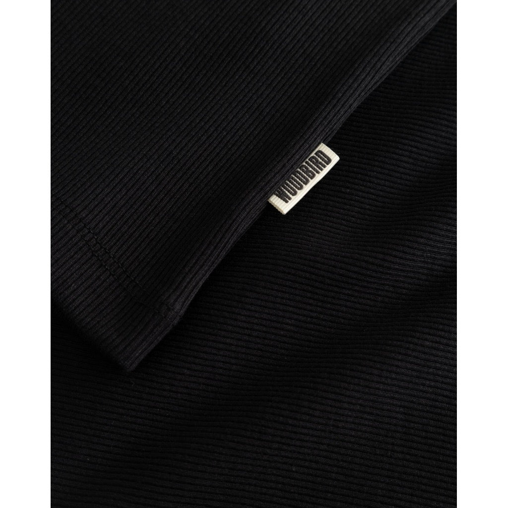 Top Dee Rib Tank - black
