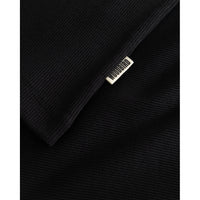 Top Dee Rib Tank - black