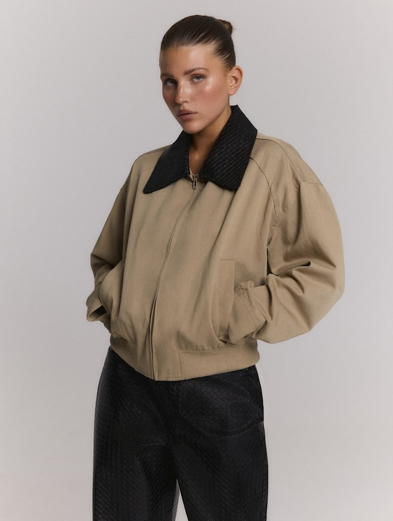 Bomber Woven Jotti - light beige